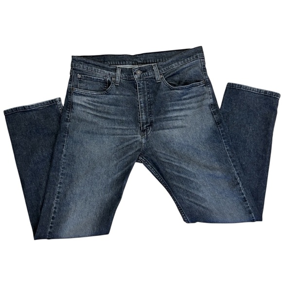 Levi's Black Straight Jean W 36 L 30 - Picture 2 of 10